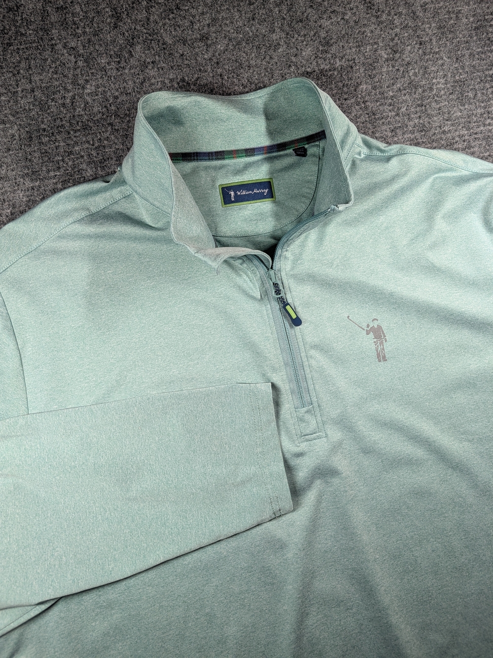 William Murray Golf Chip Shot Performance Pullover Teal Men's 3XL